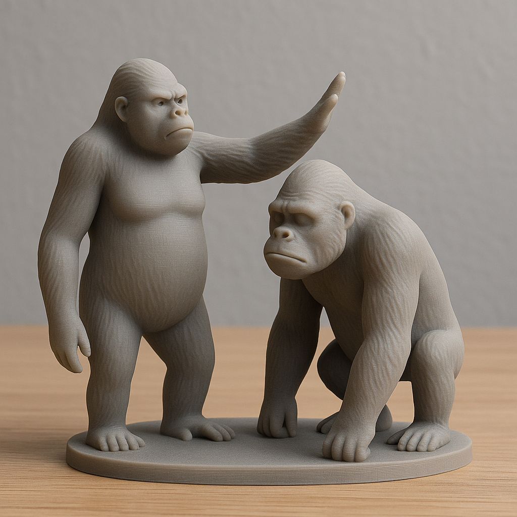 Miłosny trójkąt w dżungli: zazdrosna gorylica kontra łaszący się samiec. I co na to turystka?